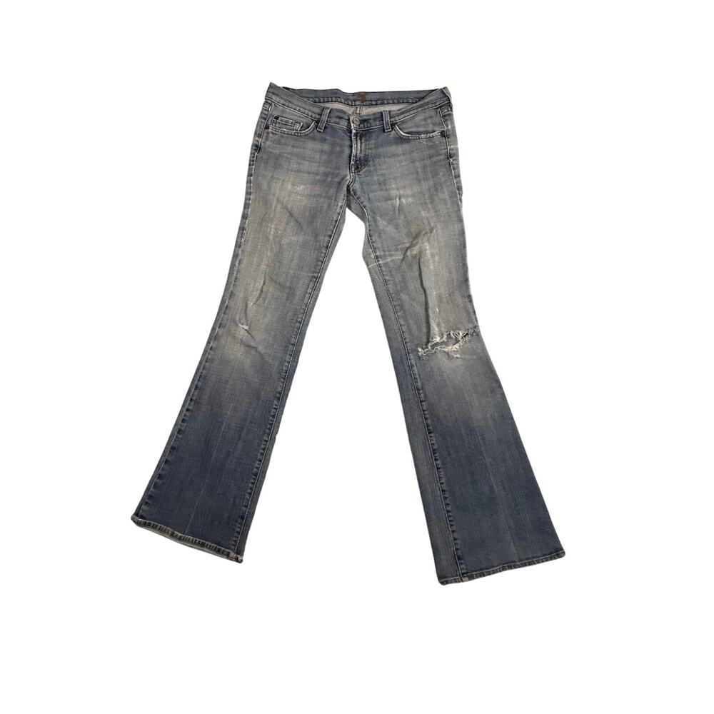 Vintage Y2K 7FAM Flare Jeans Women's 29 Low Rise READ NOTE